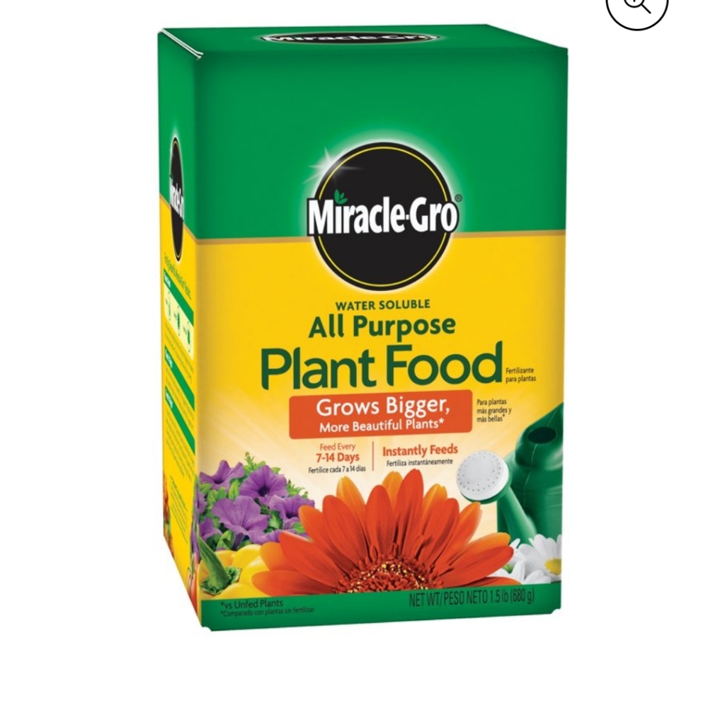 🌷🌹Miracle grow. Plant food🌷🌷